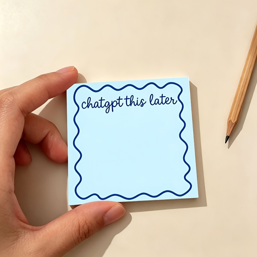 Office Tech Decor - 2-Pack of Blue Sticky Notes (Each