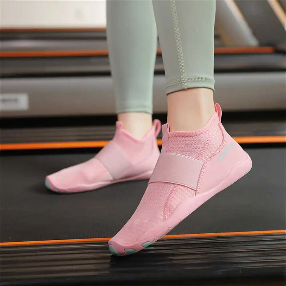 Office Tech Gift Ideas - Light Hi Tops Sneakers Purple Walking