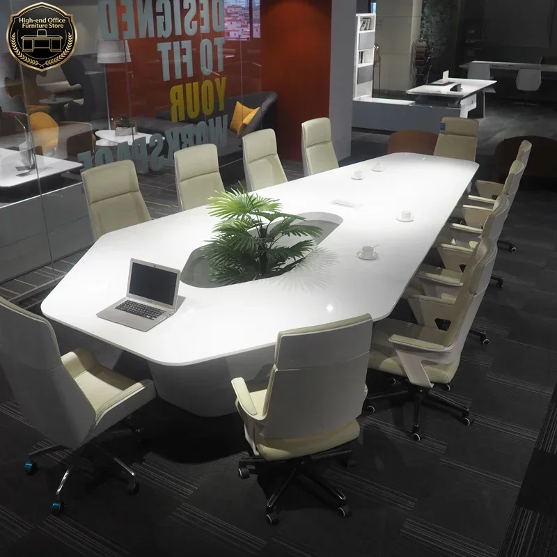 Office Tech Room - Modern White High Tech Smart Office