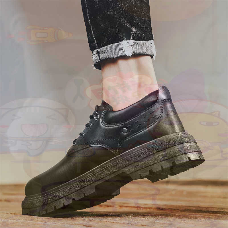 Office Tech Gift Ideas - Dark Natural Leather Fashion Trainers Tennis