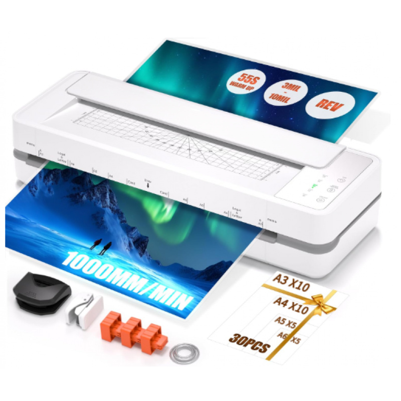 Laminator A3 Hot - sl6316Fully Automatica3Multifunctional High-End Laminator Photo Laminating