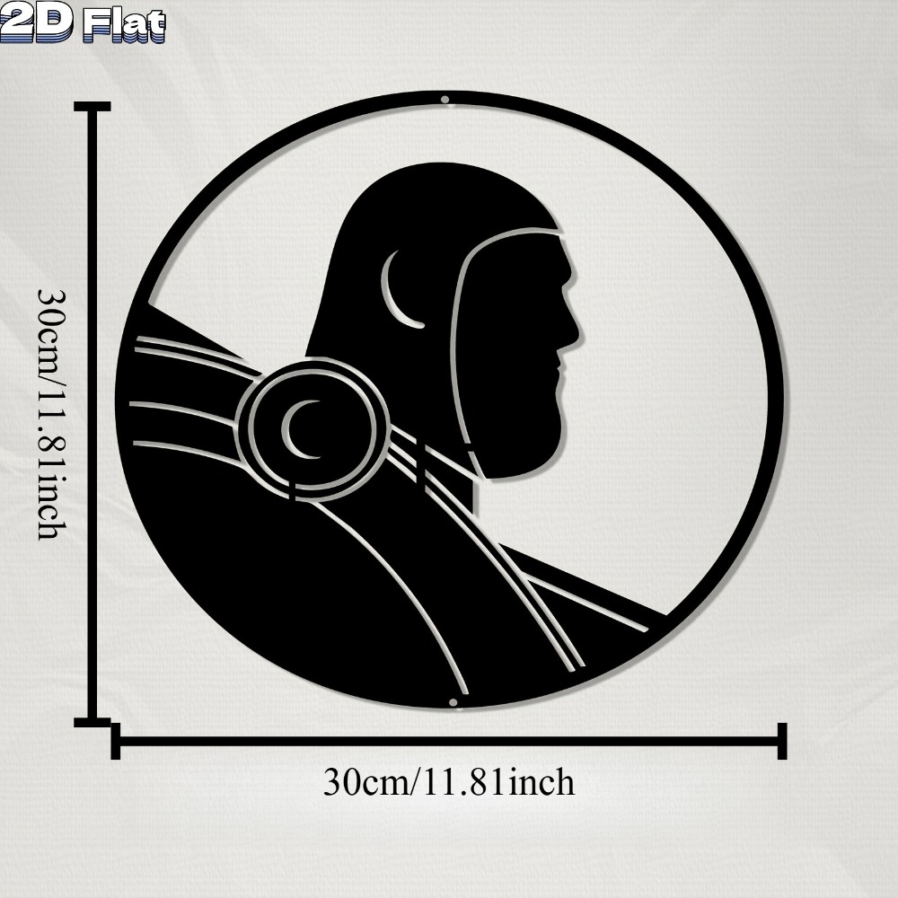 Modern Robot Aluminum Wall Art - Office Tech Decor 评论和价格