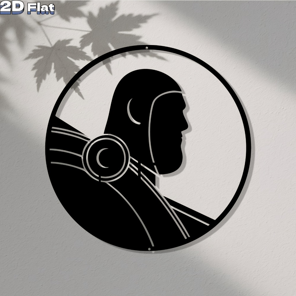 Modern Robot Aluminum Wall Art - Office Tech Decor 评论和价格