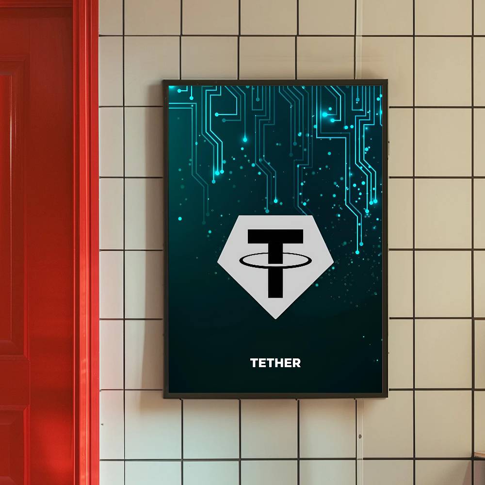 Tech Circuit Crypto Symbol Pos - Office Tech Decor 评论和价格