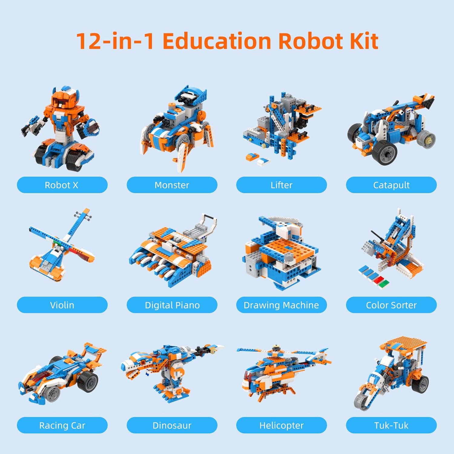 Modern STEM Robot Building Kit - Office Tech Decor 评论和价格