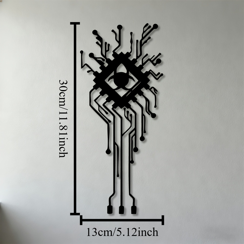 Modern Biohazard Eye Metal Wal - Office Tech Decor 评论和价格