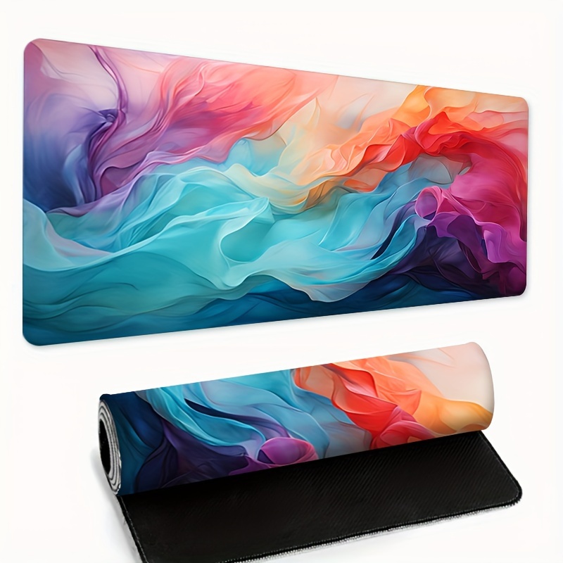 Large Abstract Color Mouse Pad - Office Tech Decor 评论和价格