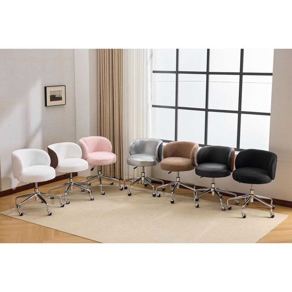 Compact Swivel Desk Chair with - Office Tech Room 评论和价格
